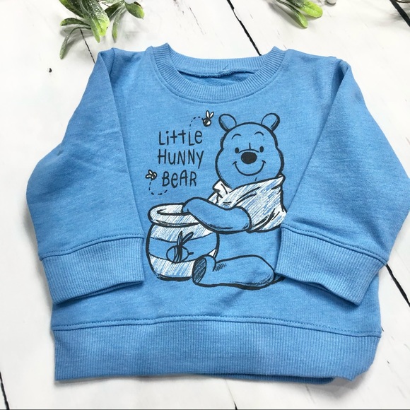 Disney Other - Disney - Boys Blue Winnie the Pooh Sweatshirt